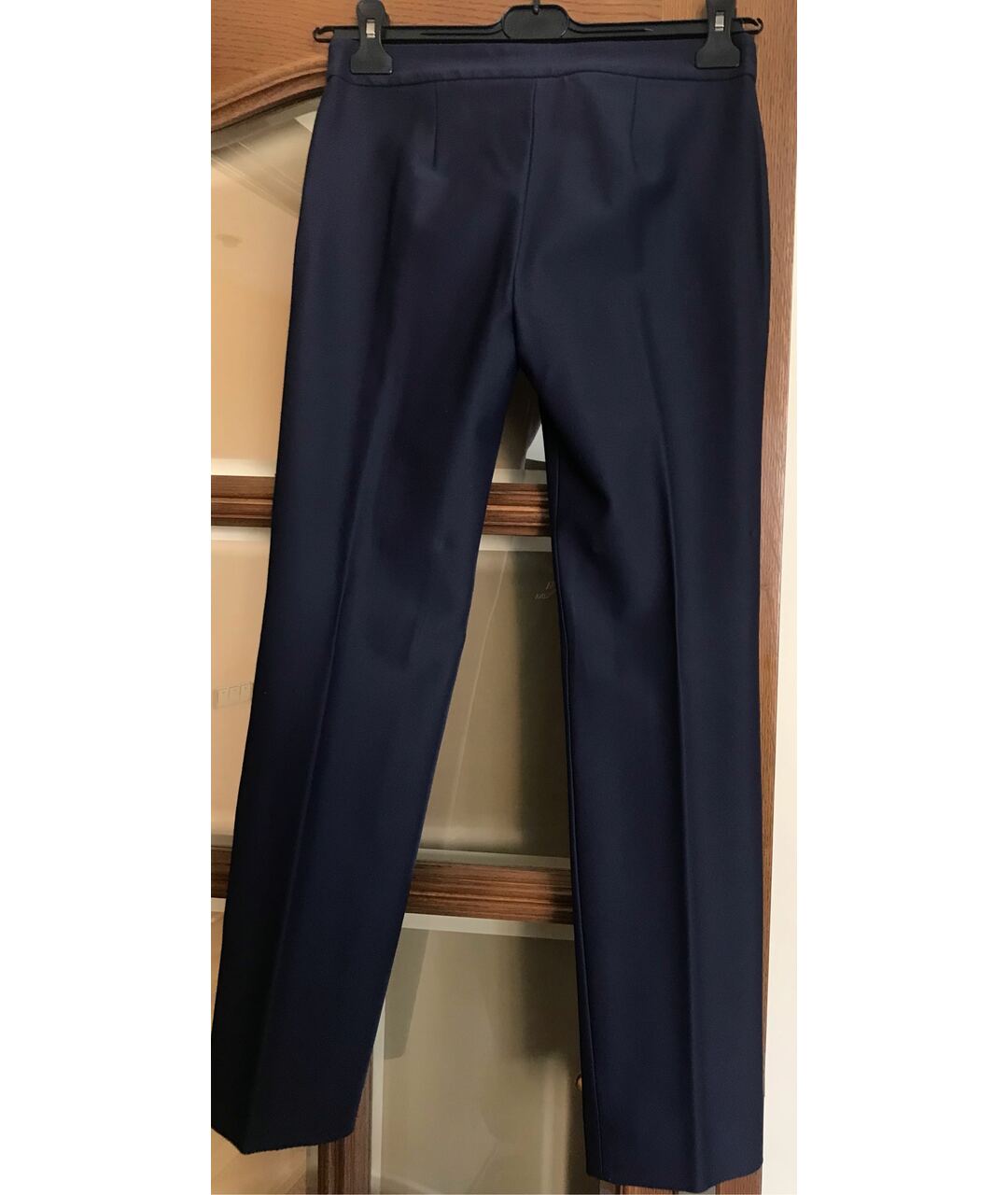 LORO PIANA Темно-синие прямые брюки, фото 2