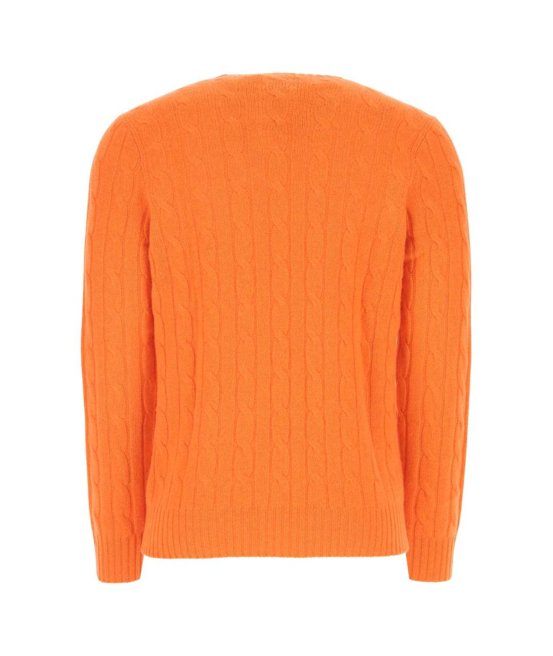 POLO RALPH LAUREN Оранжевый кашемировый джемпер / свитер, фото 2