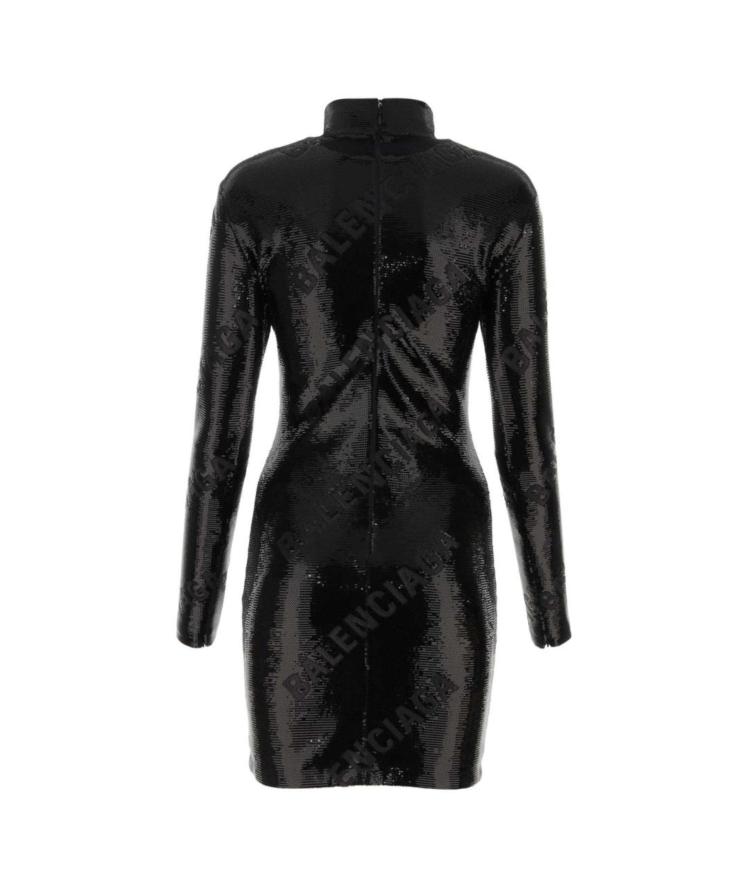 BALENCIAGA Черное коктейльное платье, фото 2