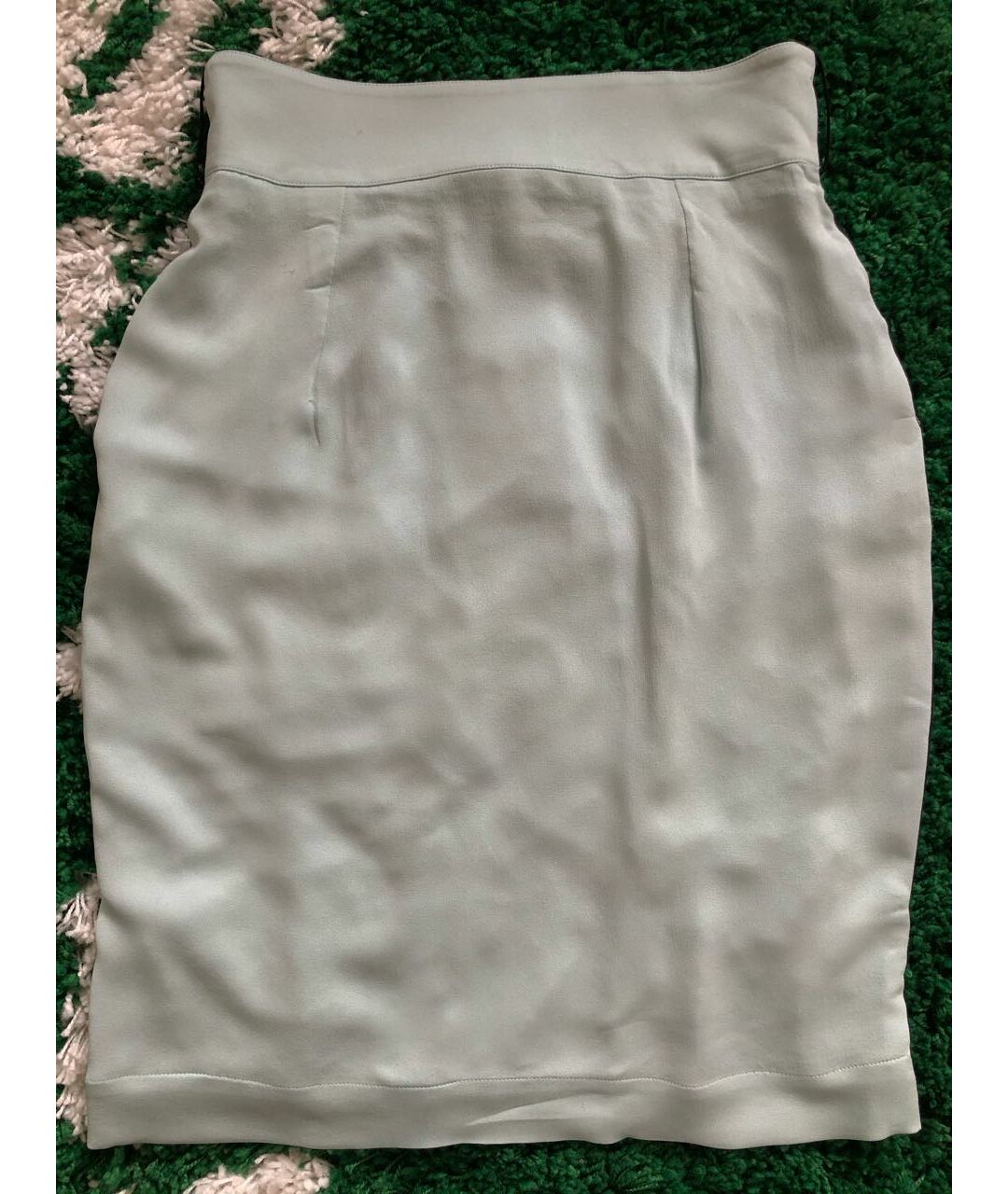 FENDI Мульти шелковая юбка миди, фото 3