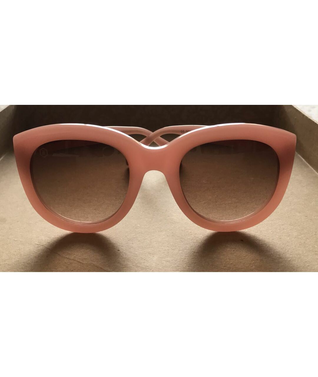 TAYLOR Розовые пластиковые солнцезащитные очки, фото 5