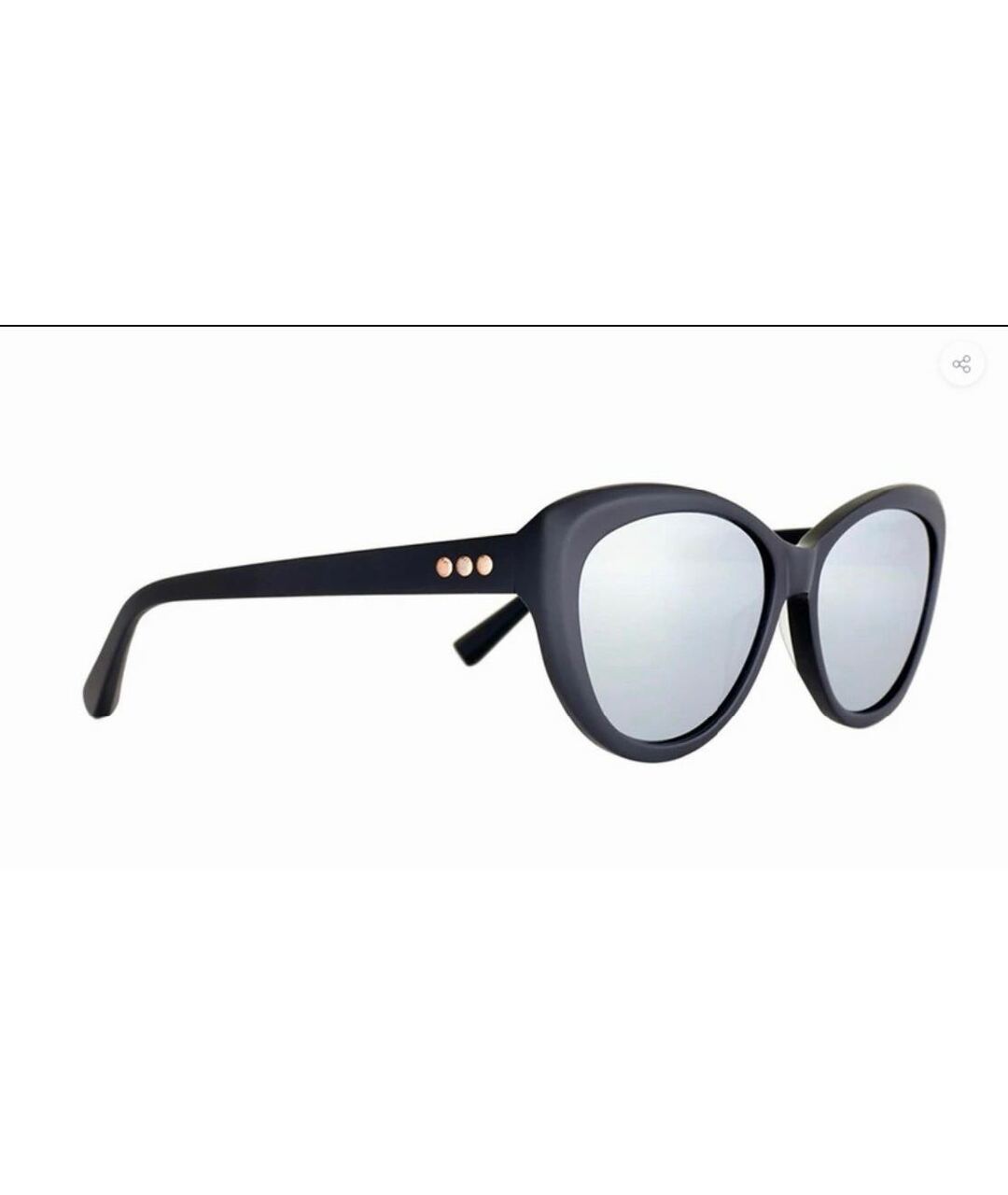 TAYLOR Черные пластиковые солнцезащитные очки, фото 2