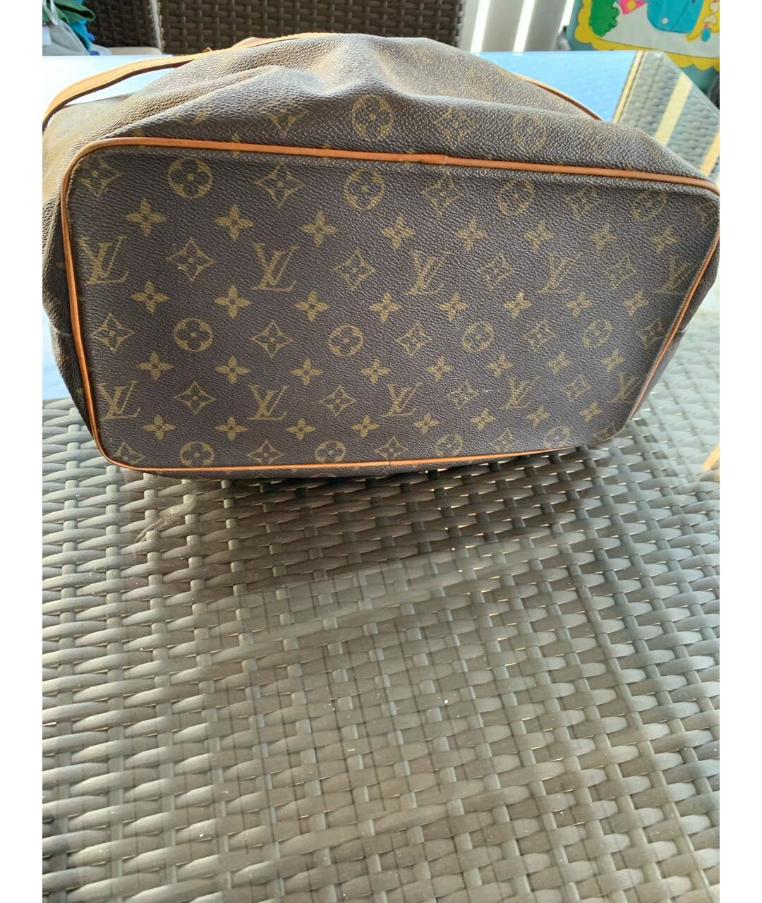 LOUIS VUITTON PRE-OWNED Коричневая сумка тоут, фото 5