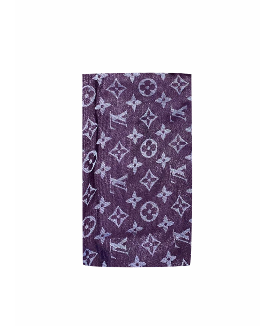 LOUIS VUITTON PRE-OWNED Фиолетовый шарф, фото 1