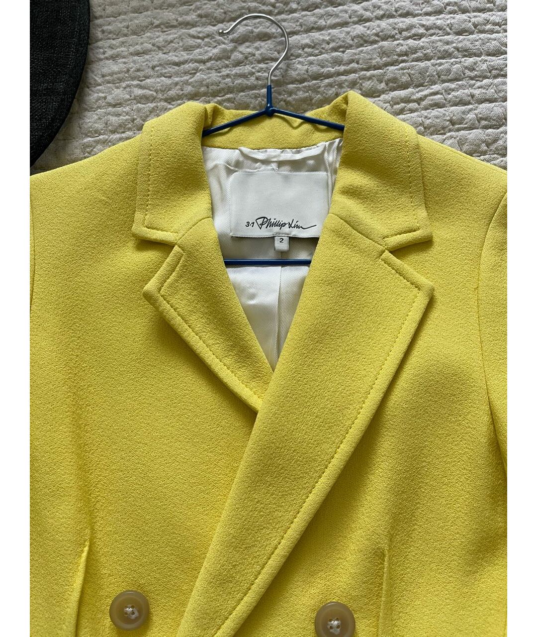 3.1 PHILLIP LIM Желтый вискозный жакет/пиджак, фото 3