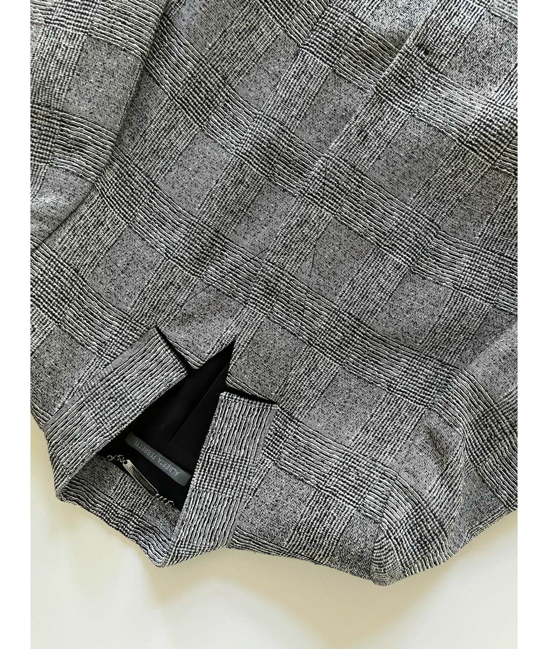 ALBERTA FERRETTI Серый шелковый жакет/пиджак, фото 2