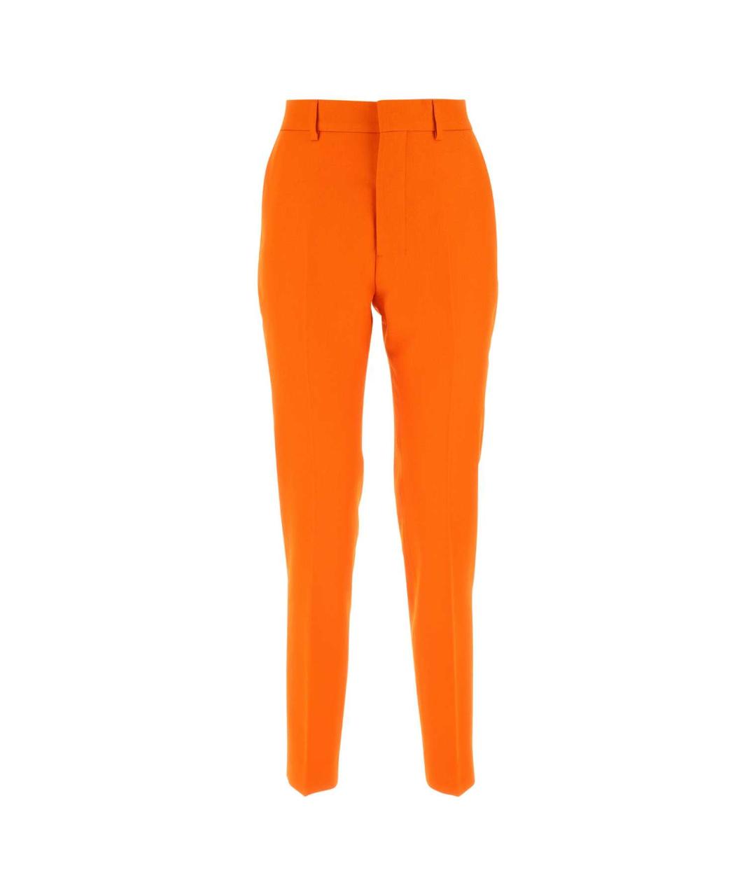 AMI Оранжевое прямые брюки, фото 1