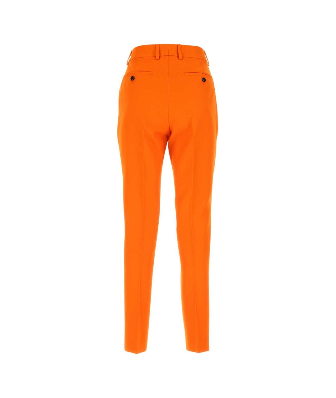 AMI Оранжевое прямые брюки, фото 2