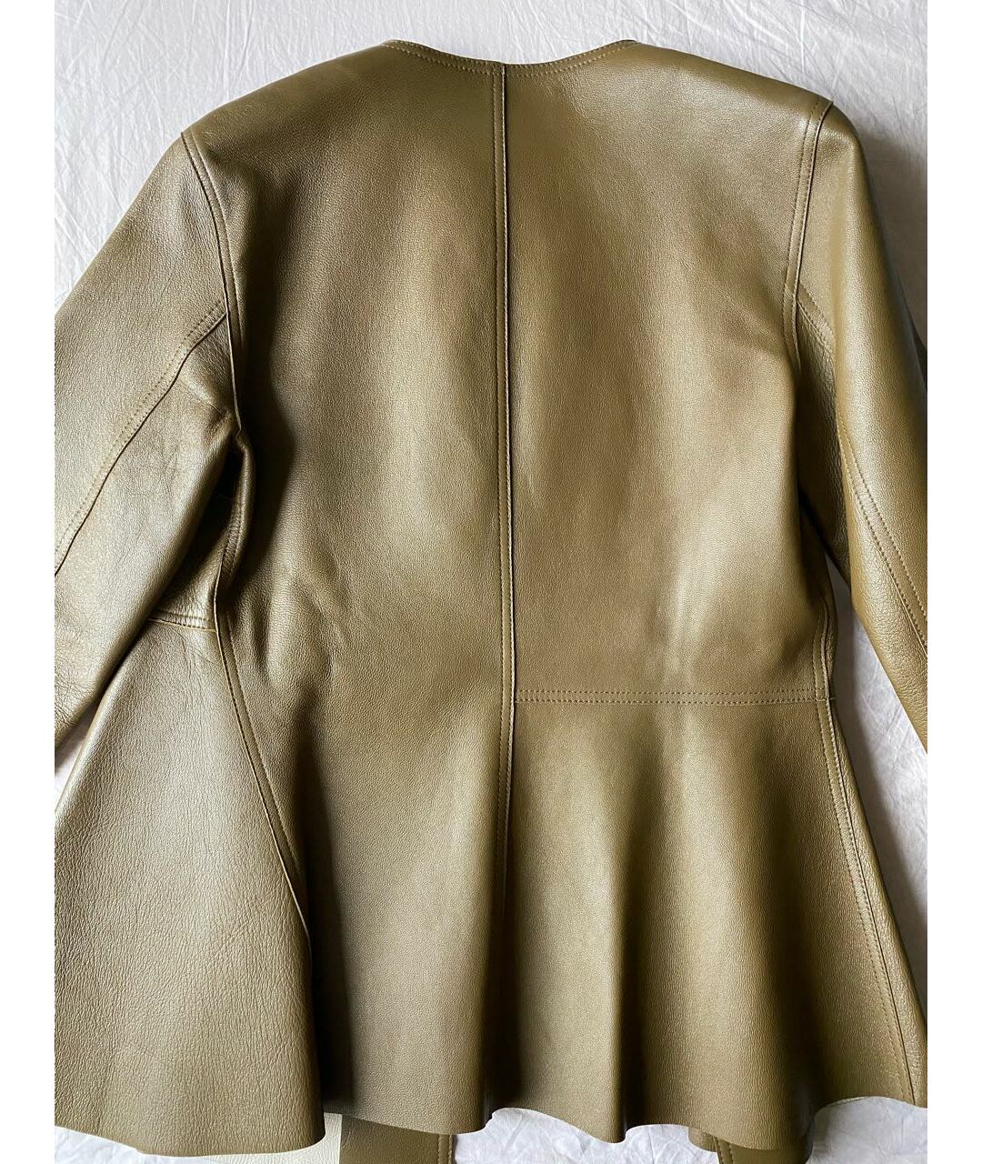 MARNI Коричневый кожаный жакет/пиджак, фото 3