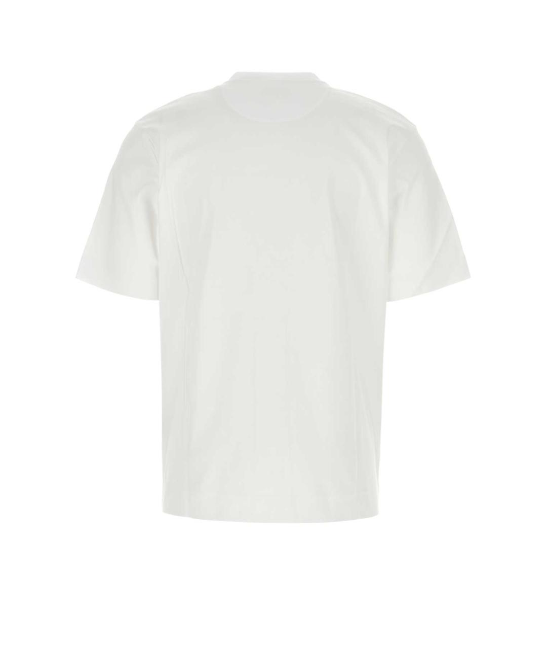 FENDI Белая хлопковая футболка, фото 2