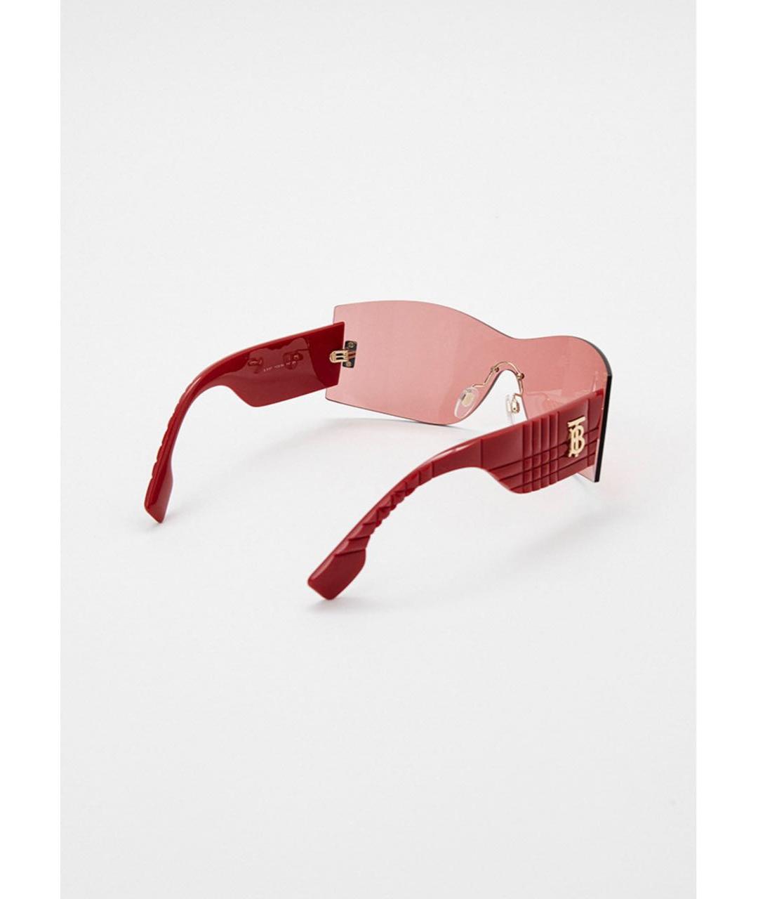 BURBERRY Розовые солнцезащитные очки, фото 2