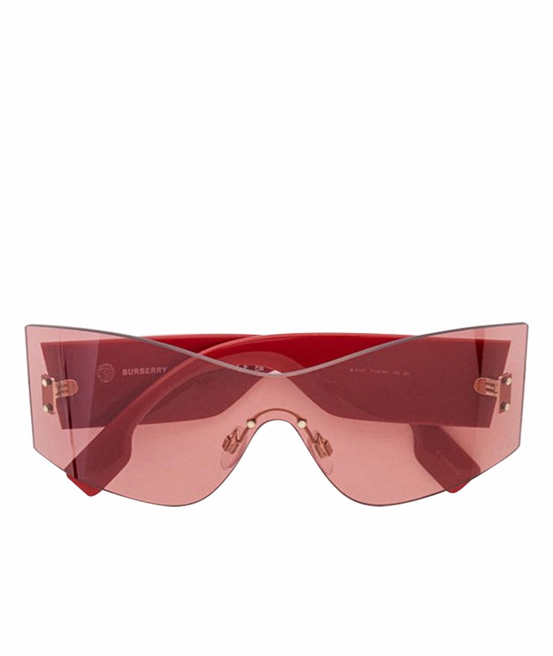 BURBERRY Розовые солнцезащитные очки, фото 1