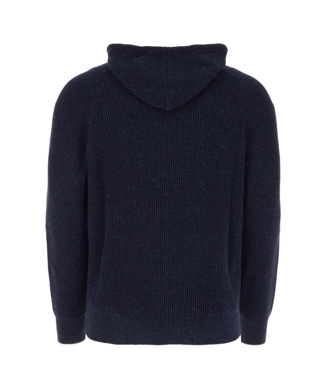 BRUNELLO CUCINELLI Темно-синий джемпер / свитер, фото 2