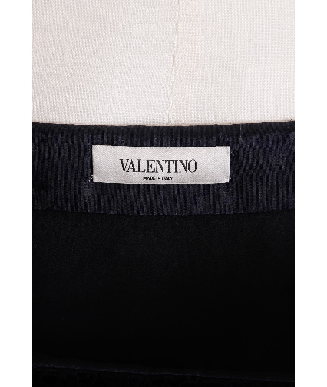 VALENTINO Темно-синяя кружевная юбка макси, фото 7