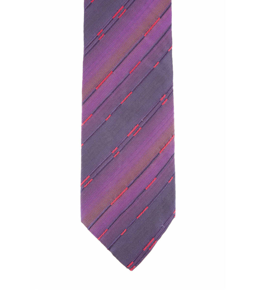 KENZO Фиолетовый шелковый галстук, фото 6