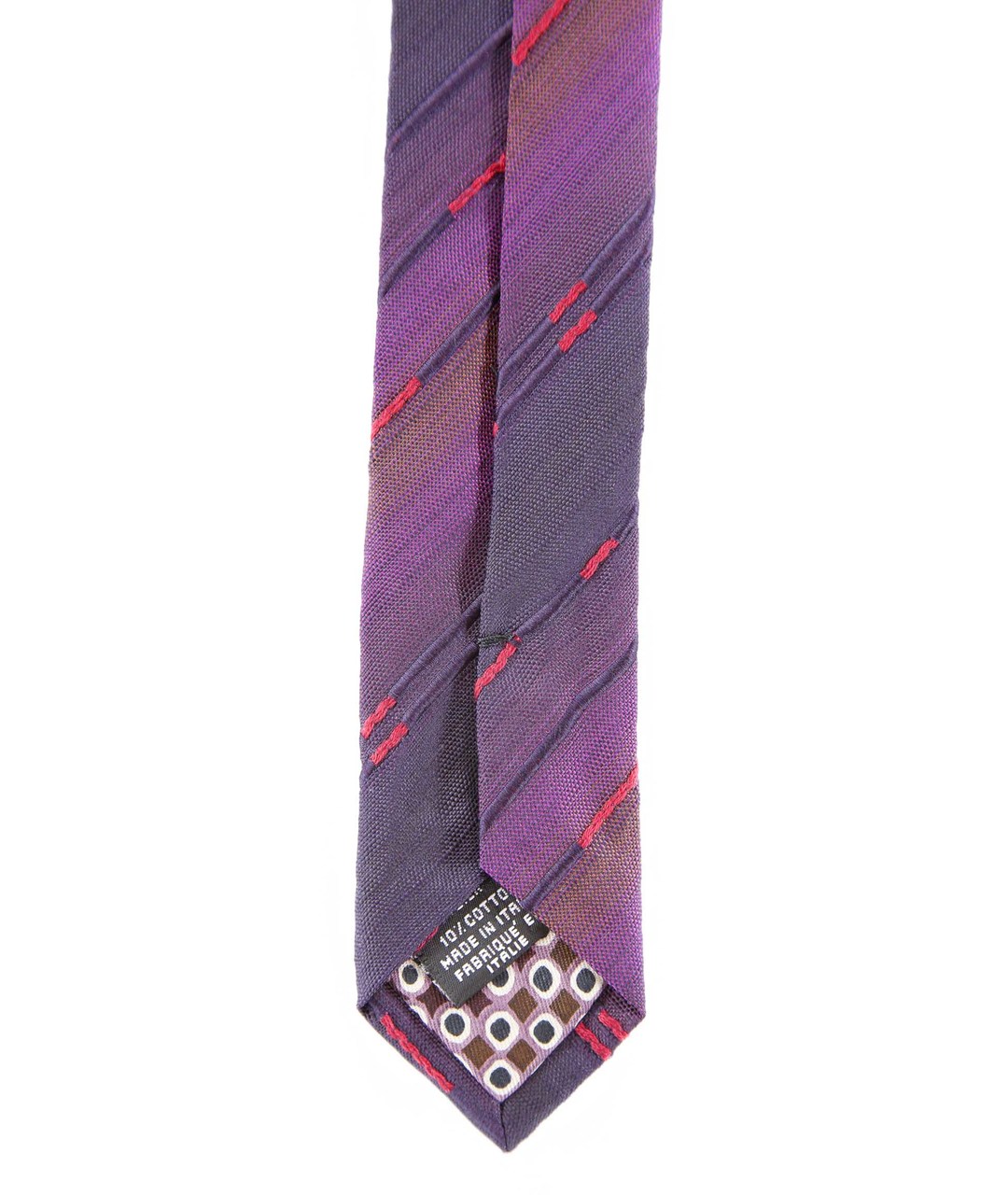 KENZO Фиолетовый шелковый галстук, фото 3