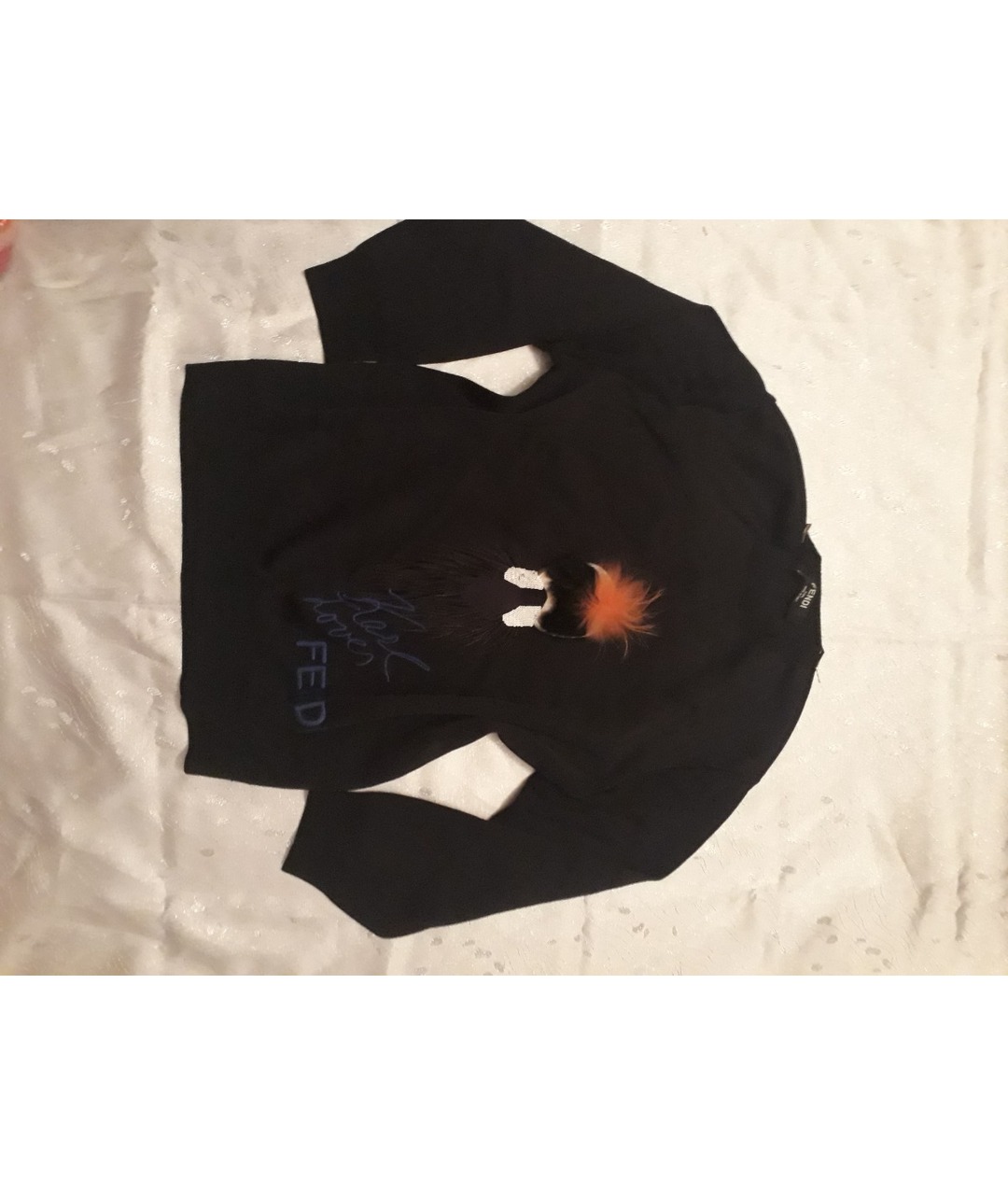 FENDI Черный шелковый джемпер / свитер, фото 2