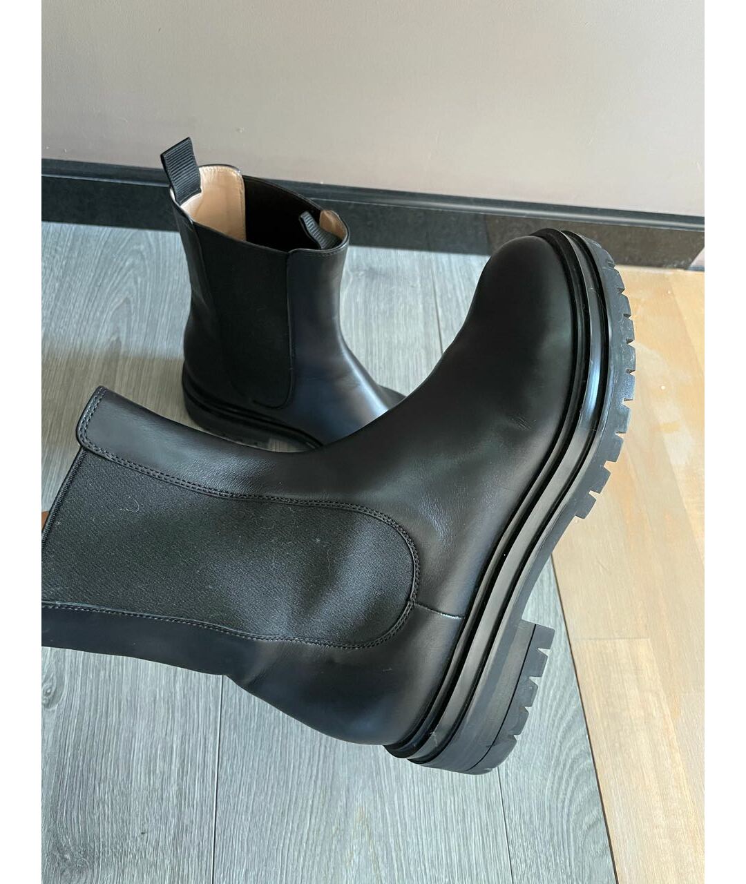 GIANVITO ROSSI Черные кожаные ботинки, фото 5