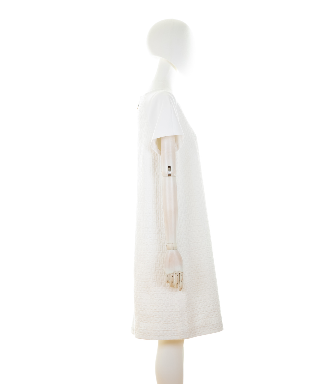 ESCADA Белое полиэстеровое повседневное платье, фото 2