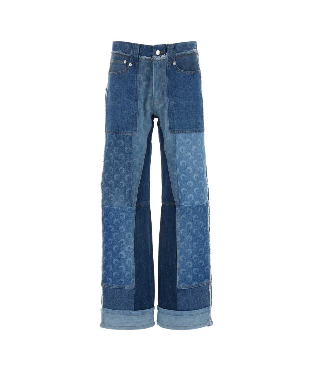 MARINE SERRE Мульти хлопковые прямые джинсы, фото 1