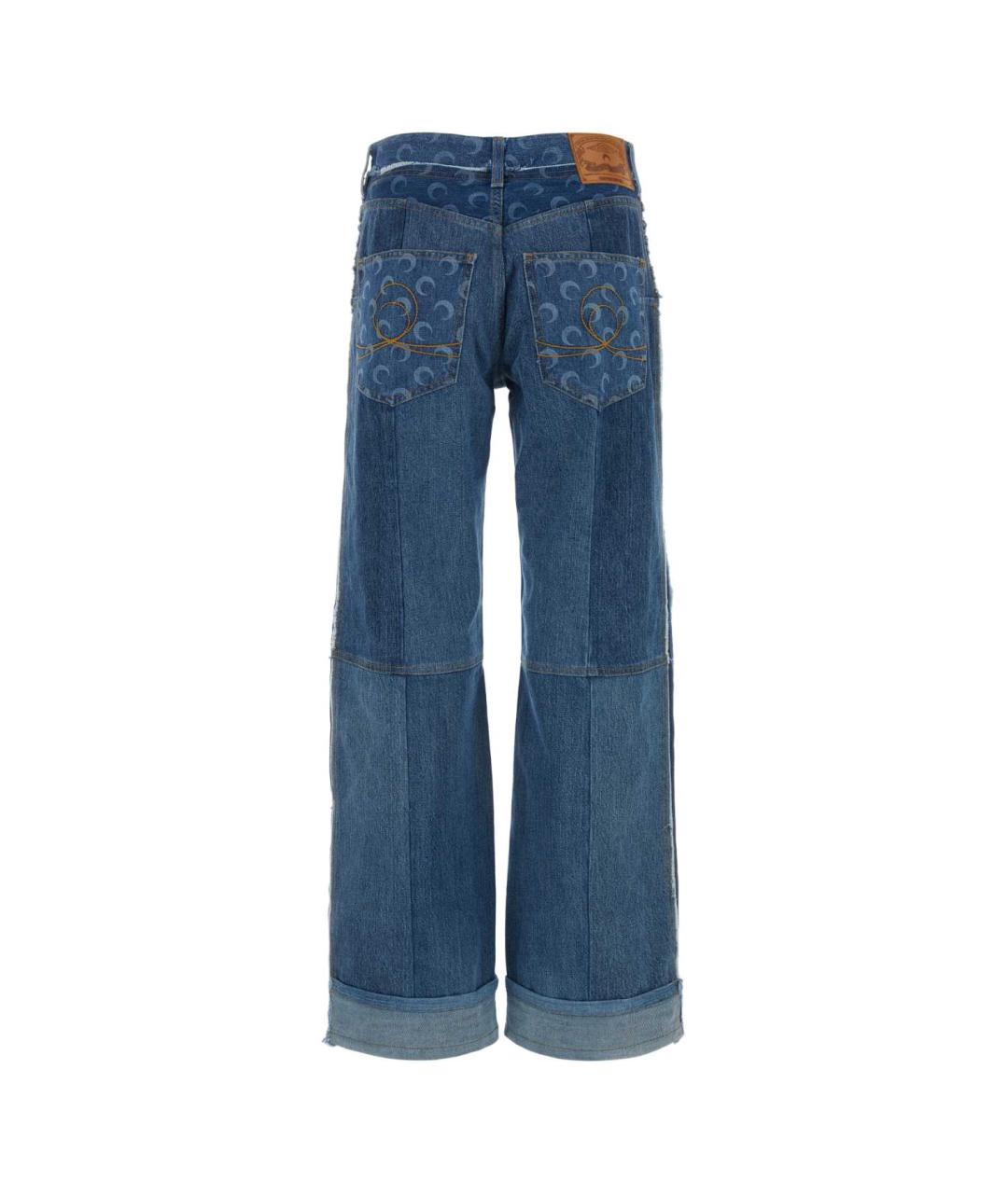MARINE SERRE Мульти хлопковые прямые джинсы, фото 2