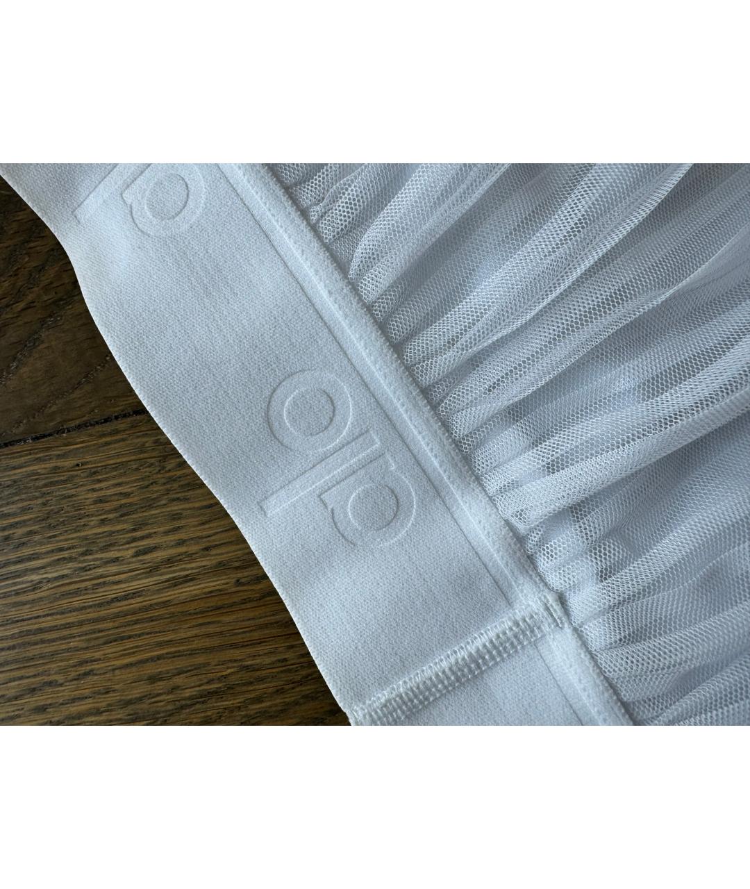 ALO YOGA Белая юбка мини, фото 4