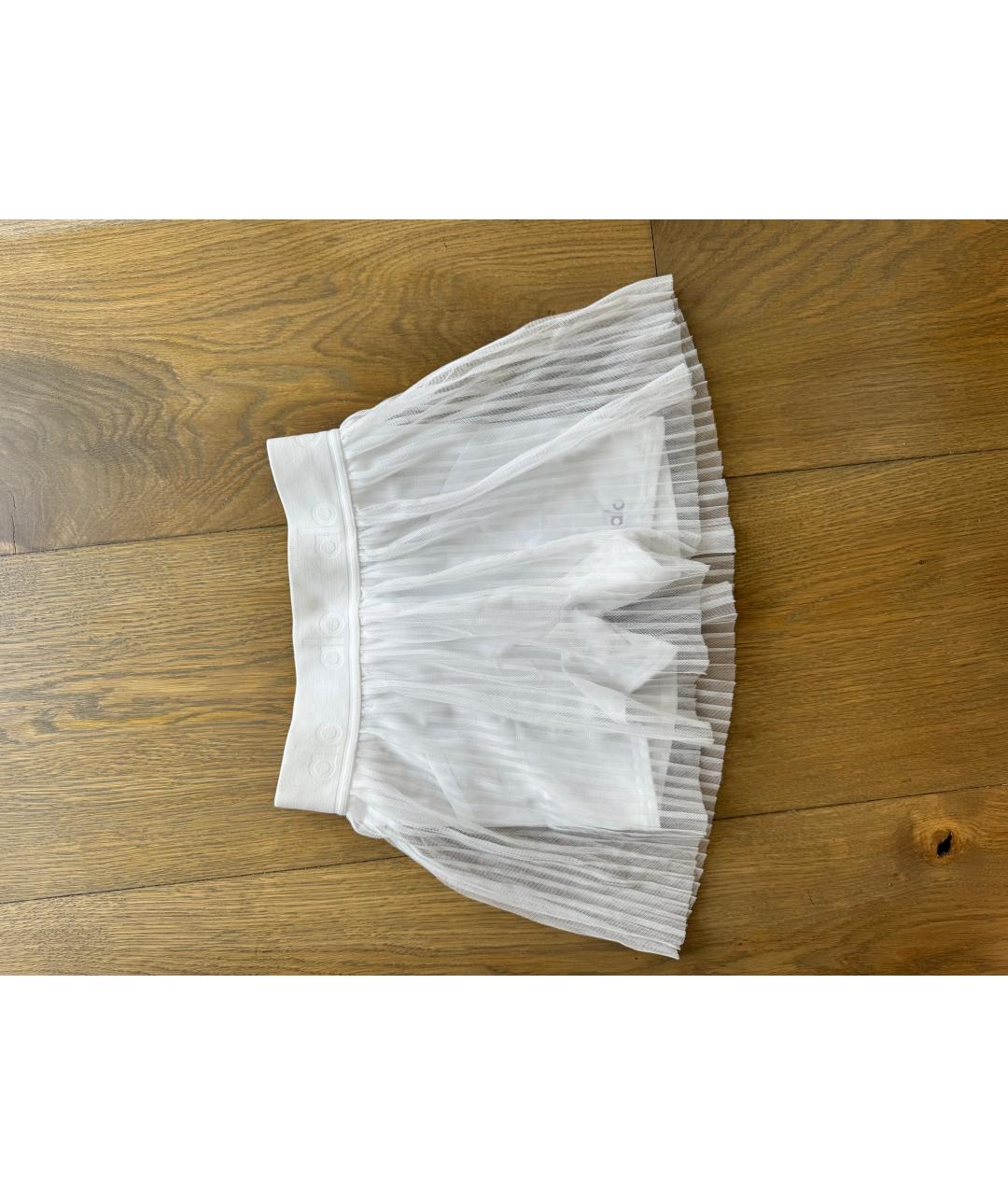 ALO YOGA Белая юбка мини, фото 5