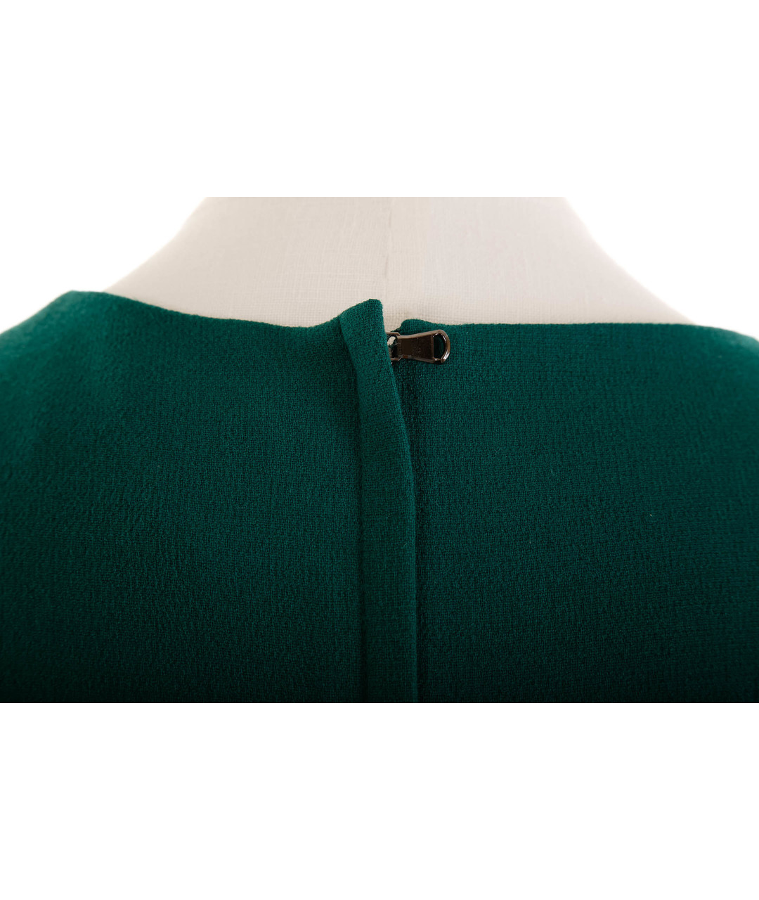 DOLCE&GABBANA Зеленые шерстяное повседневное платье, фото 4