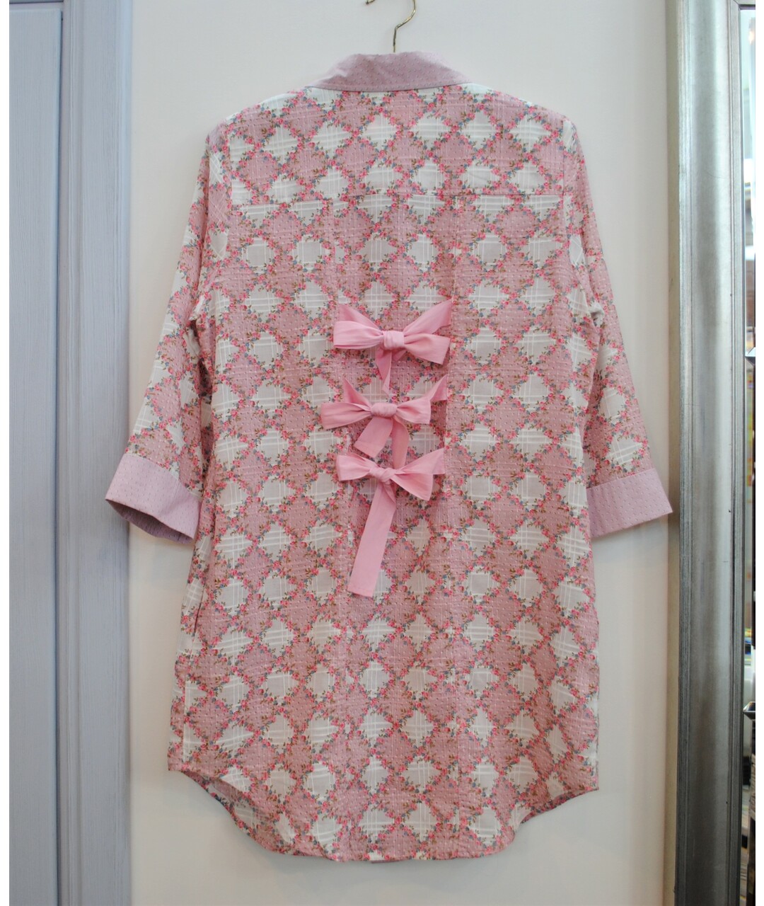 MANOUSH Розовое хлопковое повседневное платье, фото 2