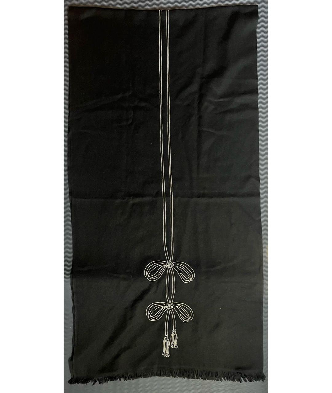 CHRISTIAN DIOR PRE-OWNED Черный платок, фото 2