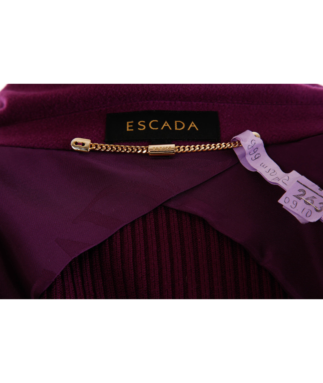 ESCADA Фиолетовое шерстяное пальто, фото 5