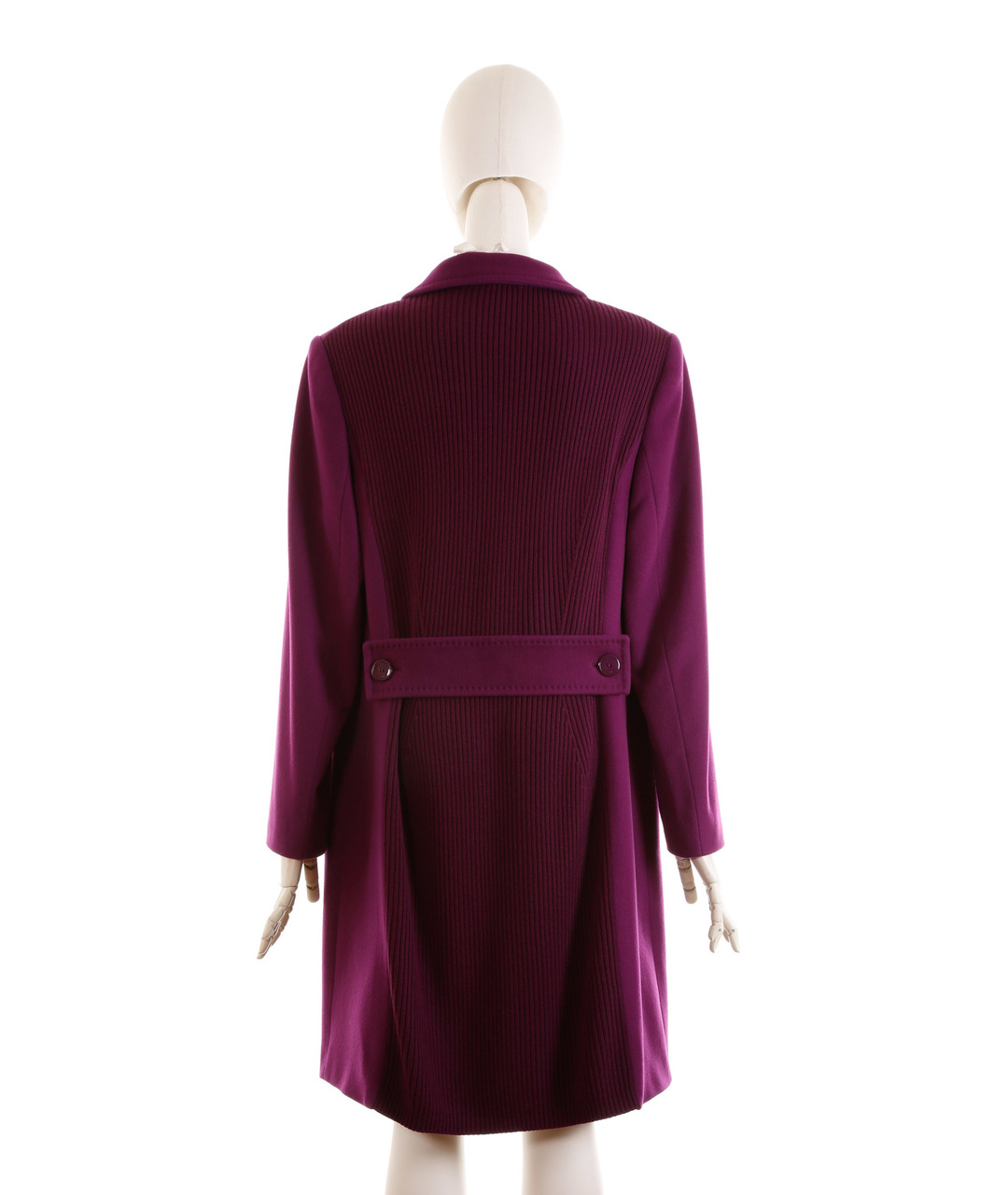 ESCADA Фиолетовое шерстяное пальто, фото 3