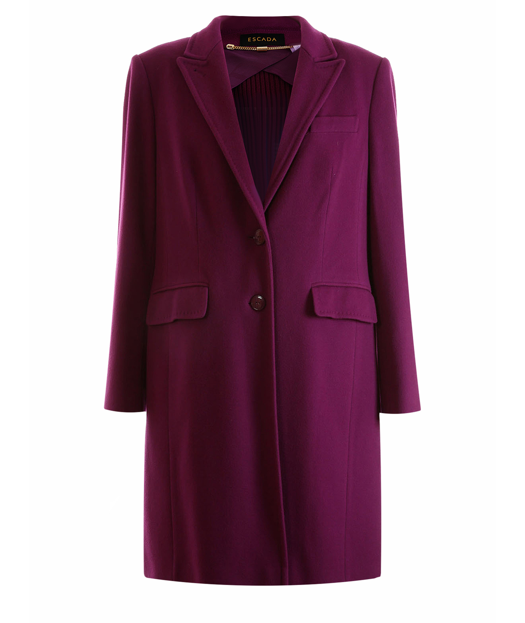ESCADA Фиолетовое шерстяное пальто, фото 1