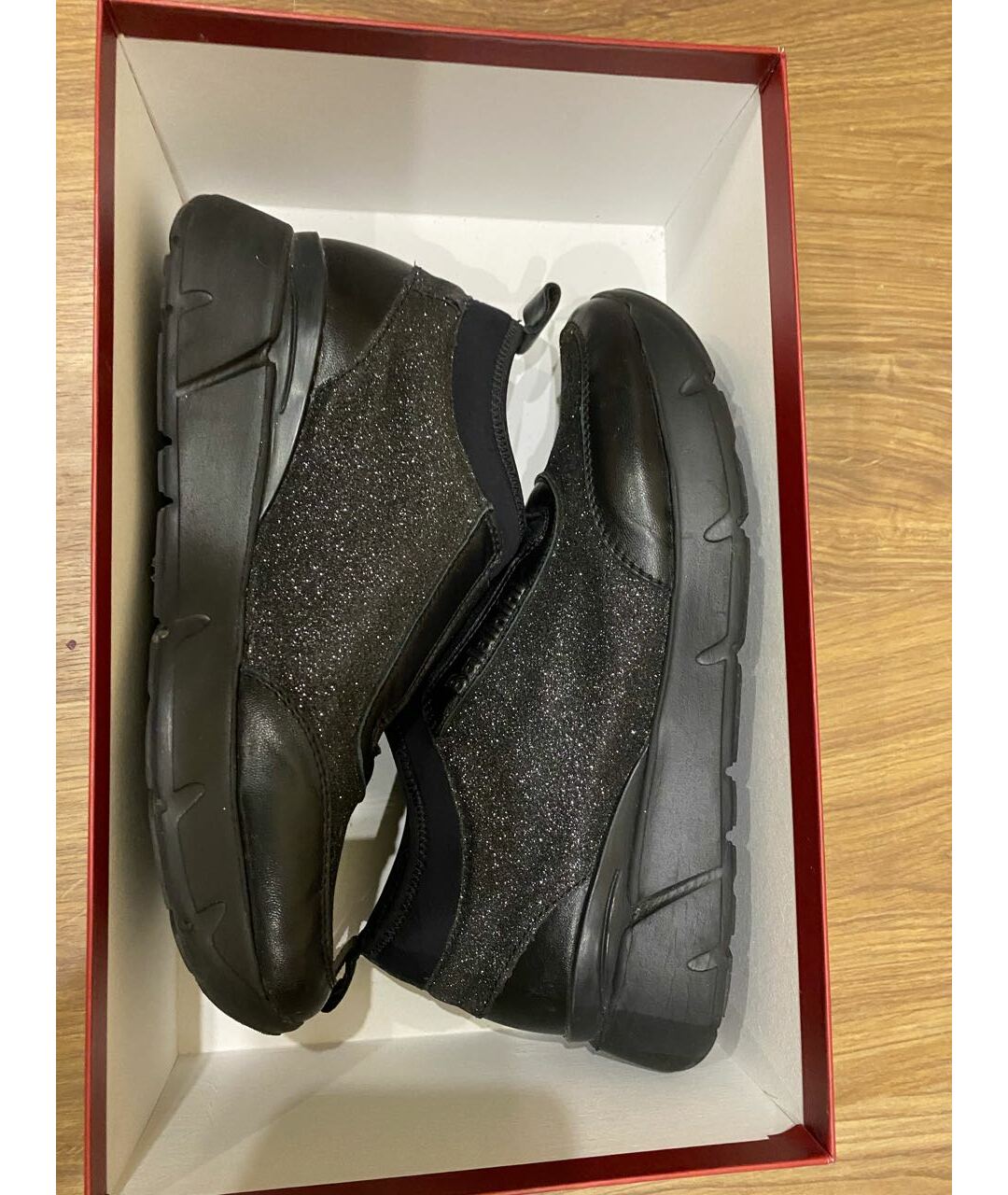 BALDININI Черные кожаные кроссовки, фото 4