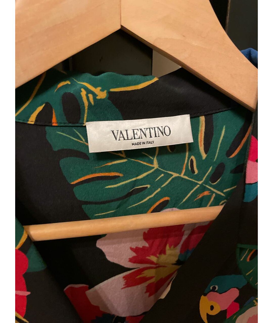 VALENTINO Мульти шелковая рубашка, фото 3