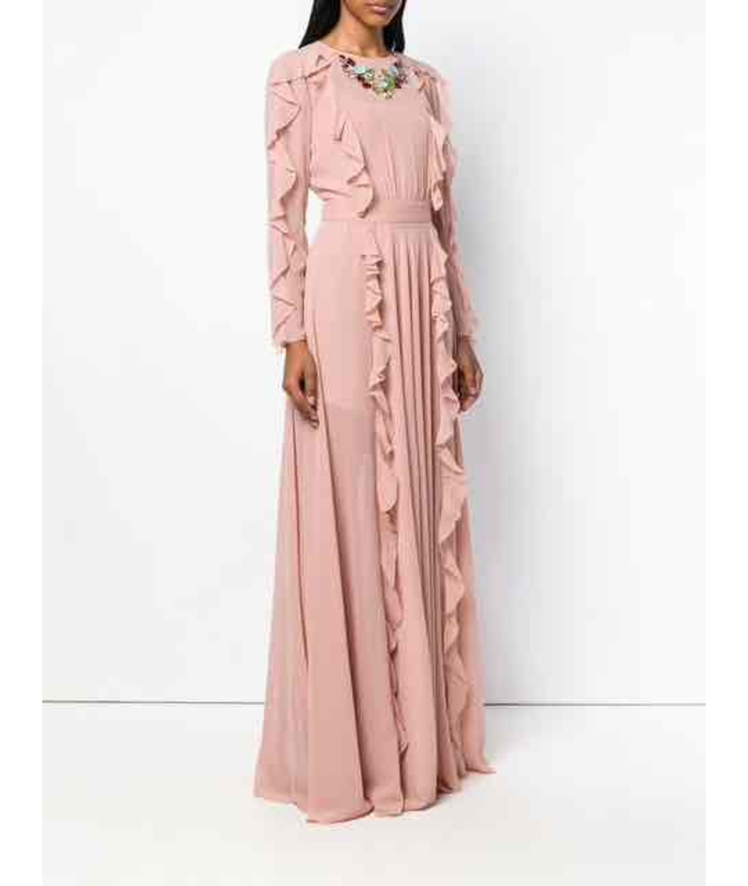 LIU JO Розовое полиэстеровое вечернее платье, фото 3
