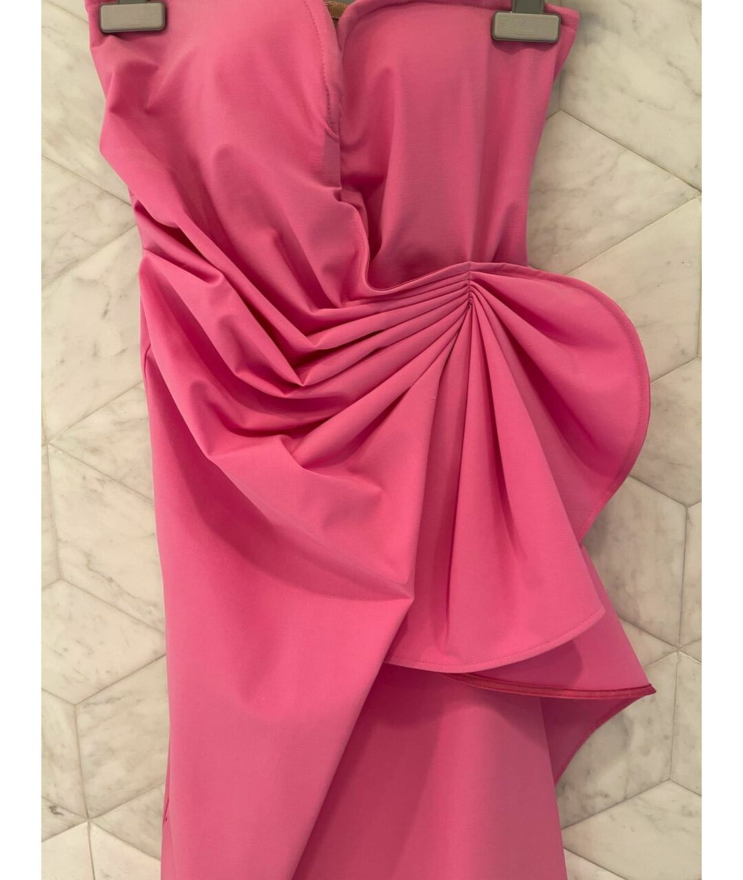 THE ATTICO Розовое вечернее платье, фото 2
