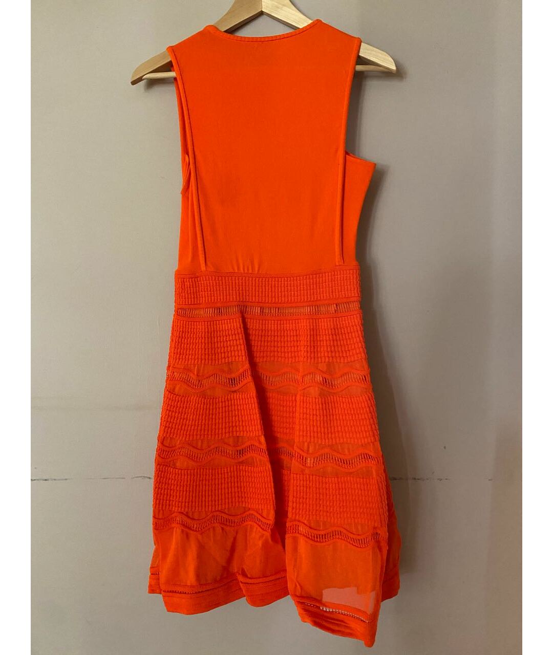 MISSONI Оранжевое хлопковое коктейльное платье, фото 2