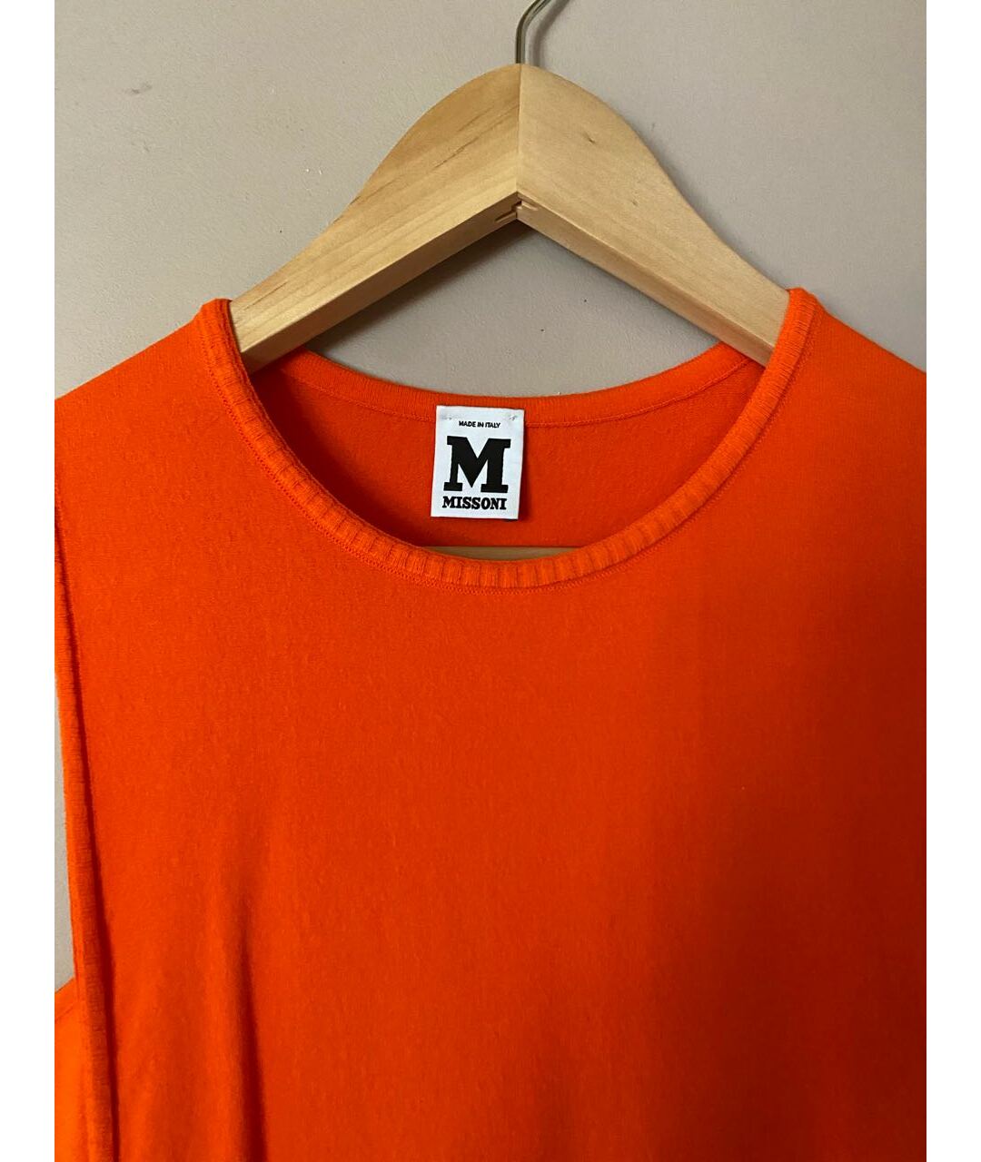 MISSONI Оранжевое хлопковое коктейльное платье, фото 4