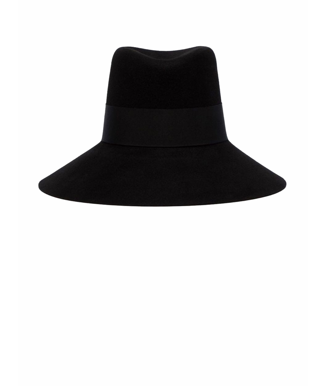 SAINT LAURENT Черная шерстяная шляпа, фото 1
