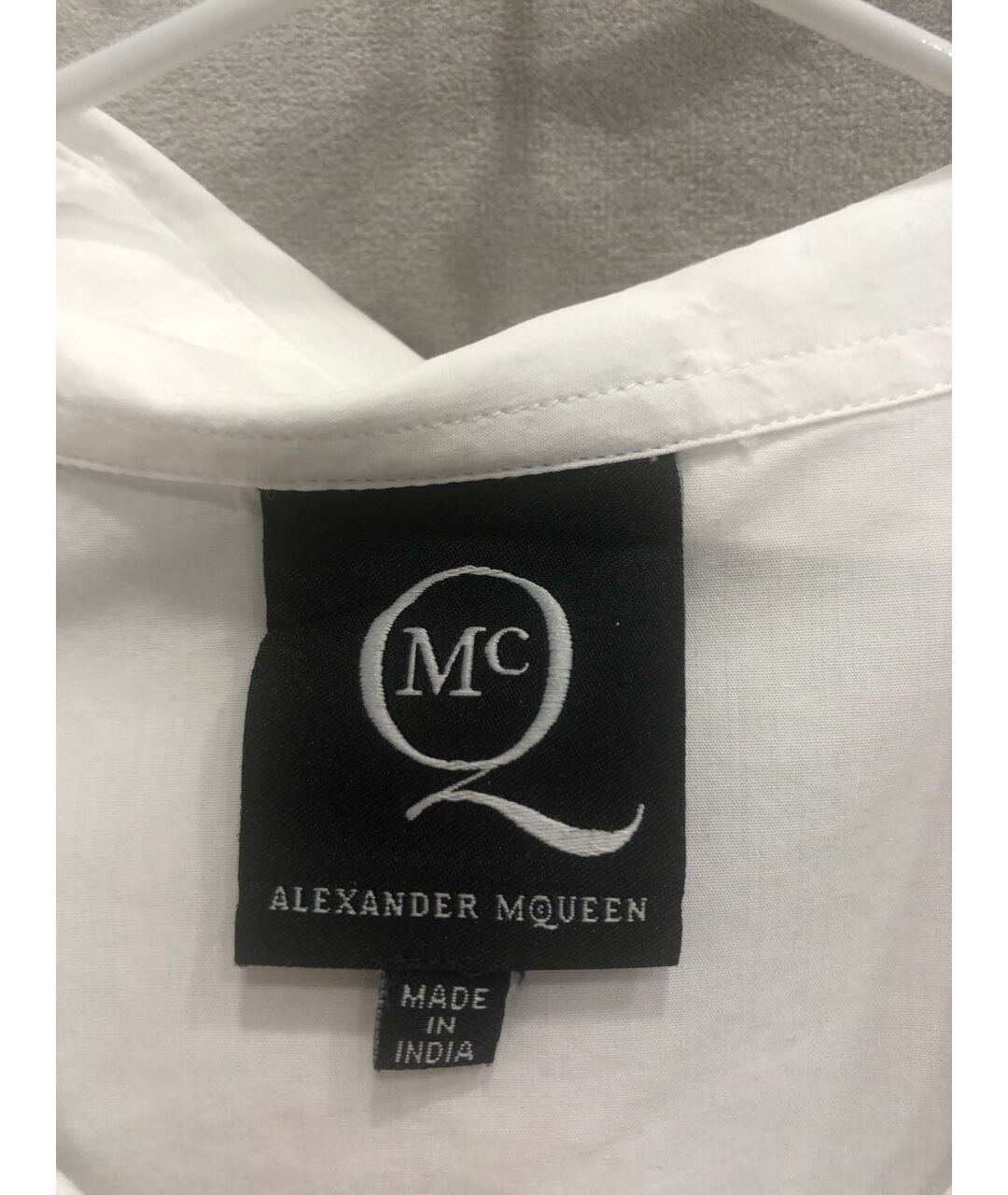 ALEXANDER MCQUEEN Белая хлопковая классическая рубашка, фото 3
