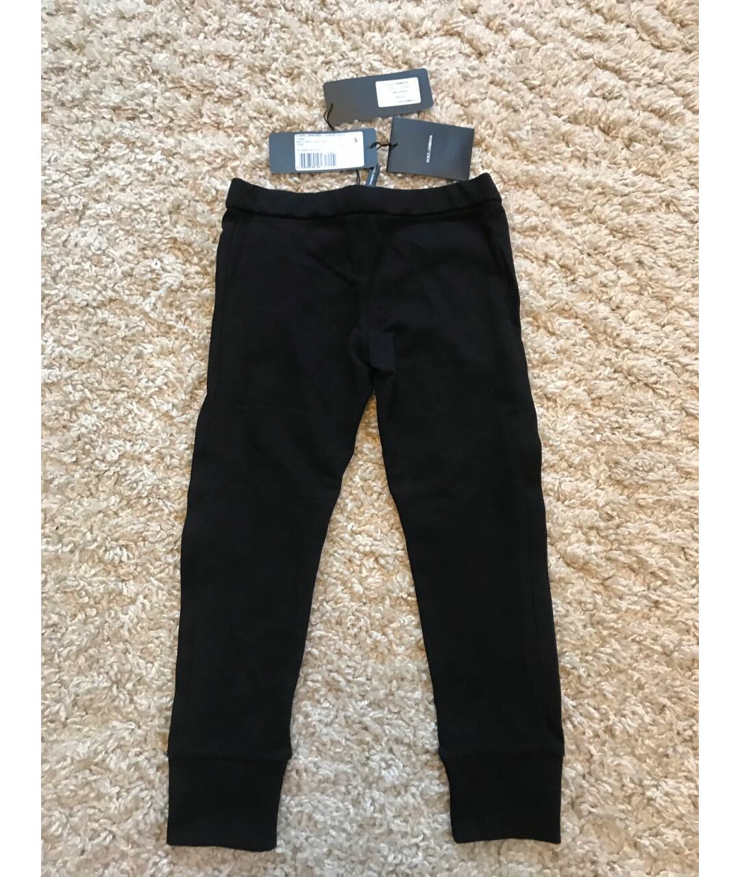 DOLCE&GABBANA Черные хлопковые брюки и шорты, фото 2