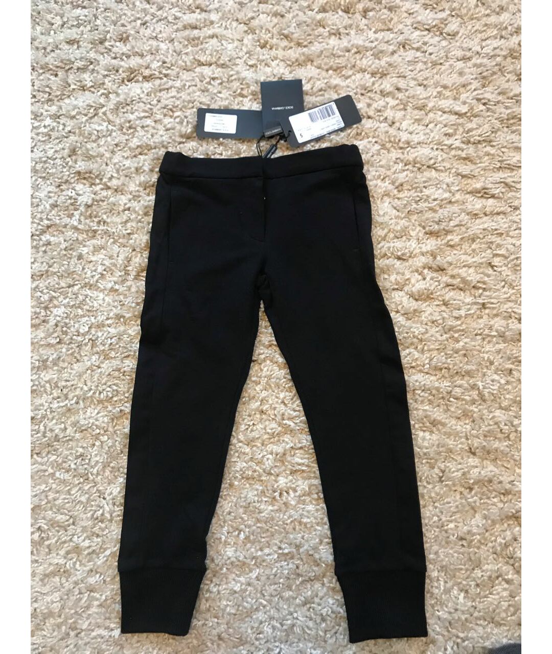 DOLCE&GABBANA Черные хлопковые брюки и шорты, фото 9