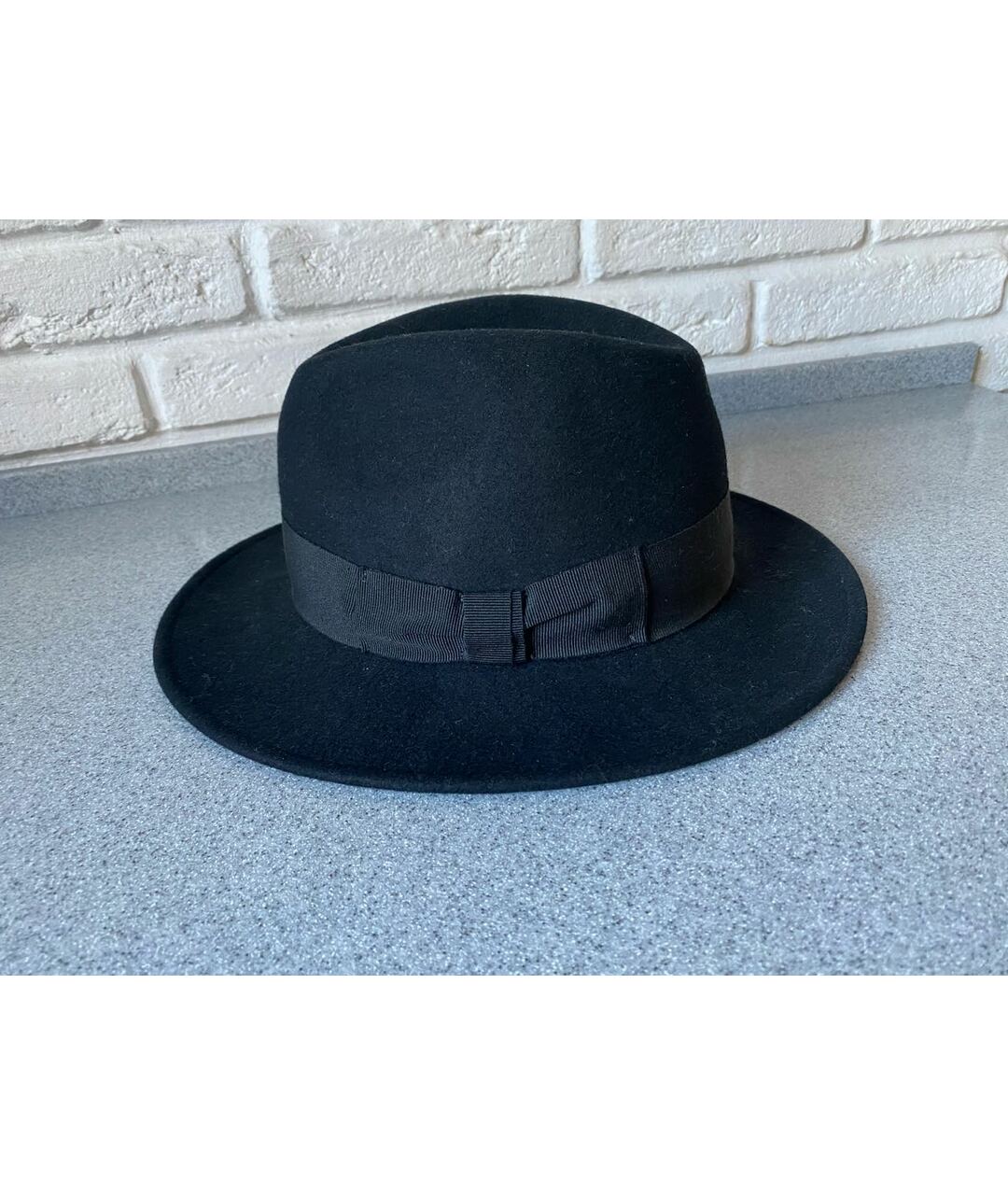 STEFANEL Черная шерстяная шляпа, фото 2