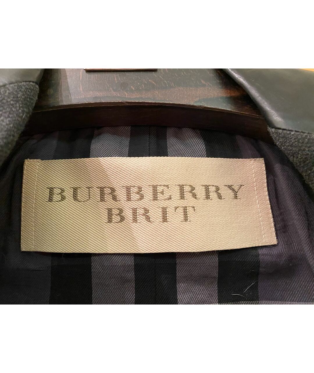BURBERRY BRIT Серый хлопковый жакет/пиджак, фото 4