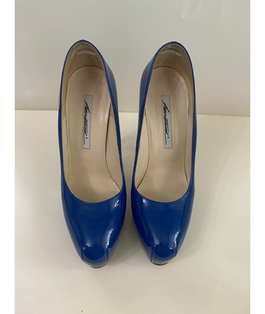 BRIAN ATWOOD Синие туфли из лакированной кожи, фото 2