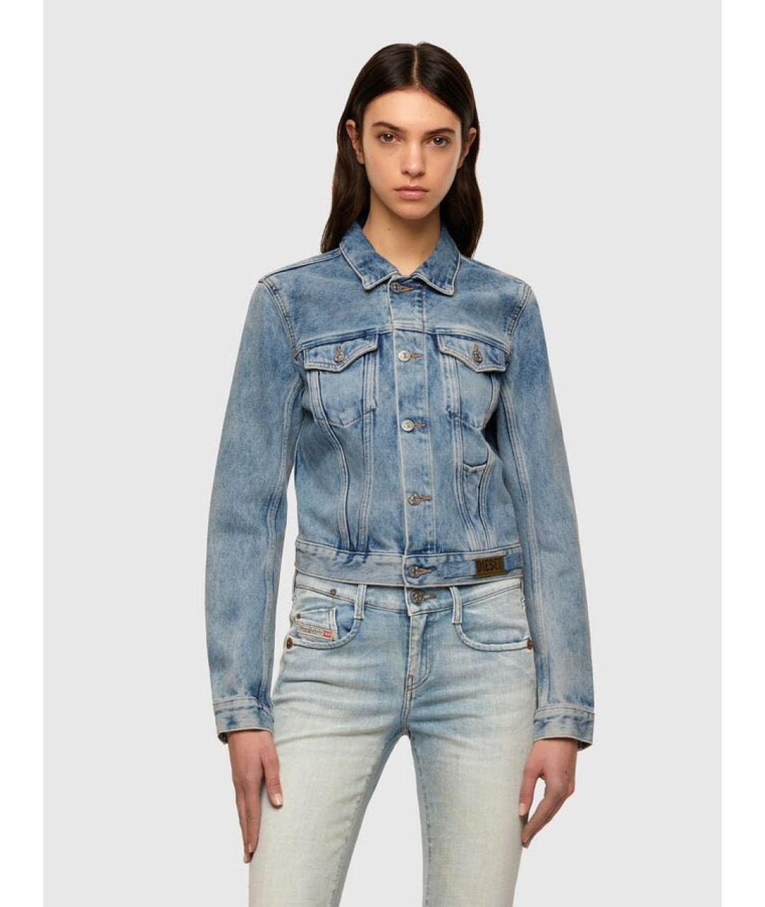 DIESEL Голубая деним куртка, фото 2