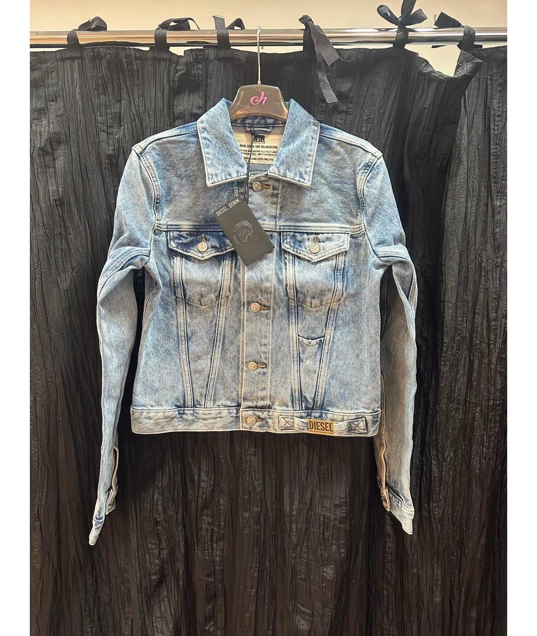 DIESEL Голубая деним куртка, фото 7