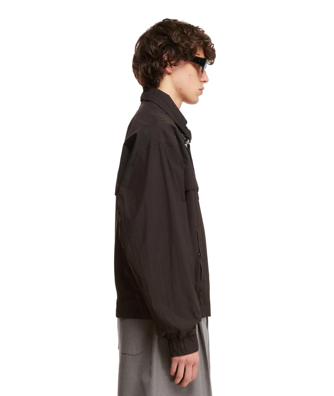 AMI Черная полиамидовая куртка, фото 5