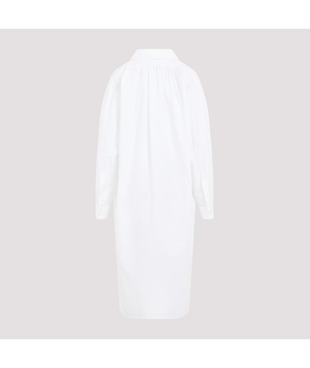 THE ROW Белое хлопковое платье, фото 2